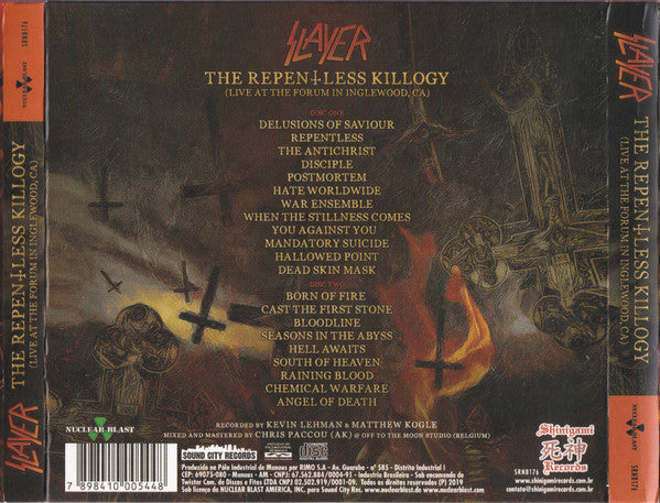 Slayer - The Repentless Killogy (Live At The Forum In Inglewood, CA) - 2xCD