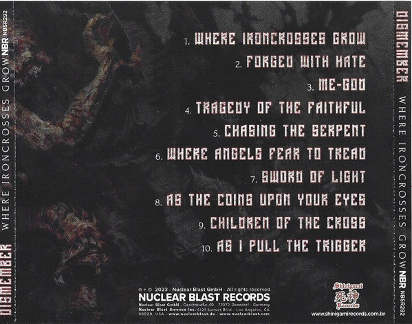 Dismember - Where Ironcrosses Grow - CD