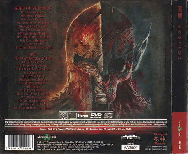 Kreator - Gods Of Violence - CD + DVD
