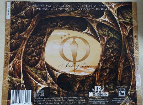 Outmask - A Kind Of Being - CD