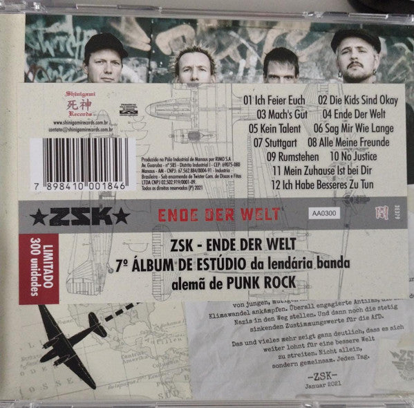 ZSK - Ende Der Welt - CD