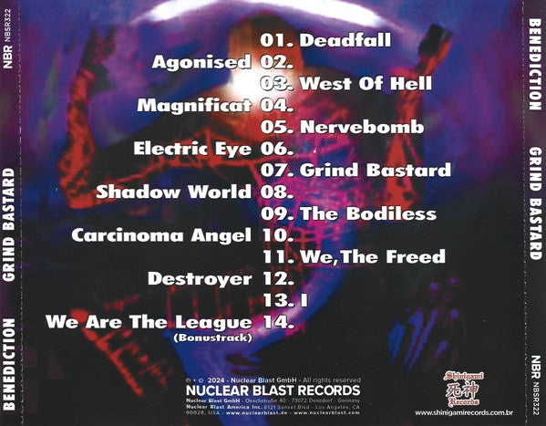 Benediction - Grind Bastard - CD