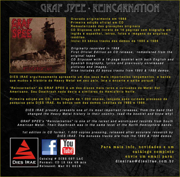 Graf Spee - Reincarnation - CD