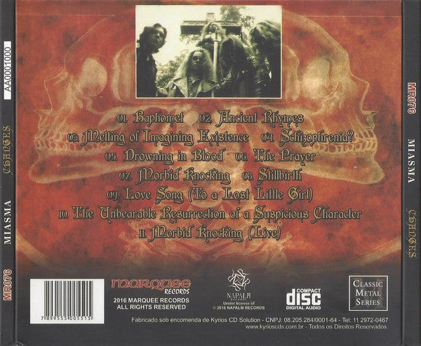 Miasma - Changes - CD