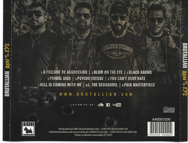 Brutallian - Blow On The Eye - CD