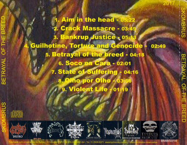 Skombrus - Betrayal Of The Breed - CD