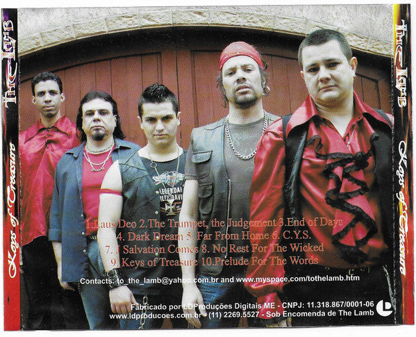 To The Lamb - Keys Of Treasure - CDr