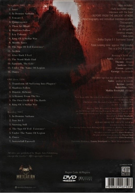 Rotting Christ - In Domine Sathana - DVD