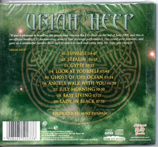 Uriah Heep - Official Bootleg: Live At Sweden Rock Festival 2009 - CD