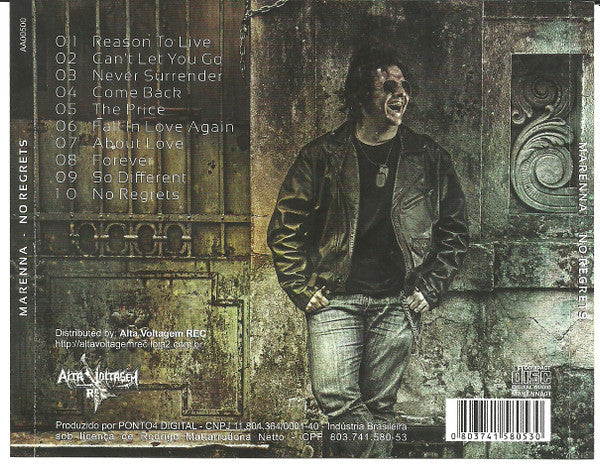 Marenna - No Regrets - CD