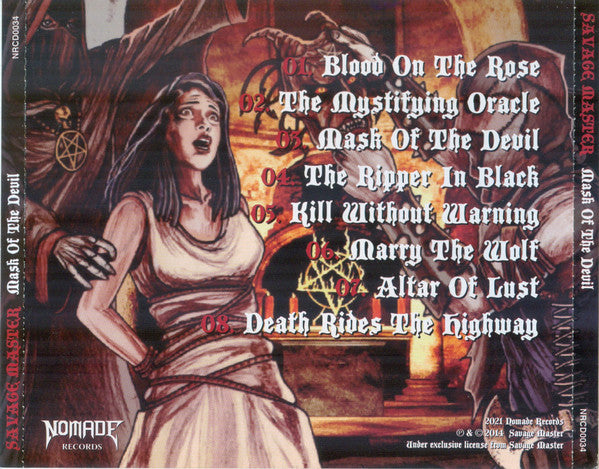 Savage Master - Mask Of The Devil - CD