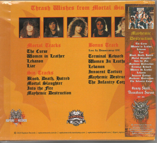 Mortal Sin - Mayhemic Destruction - CD