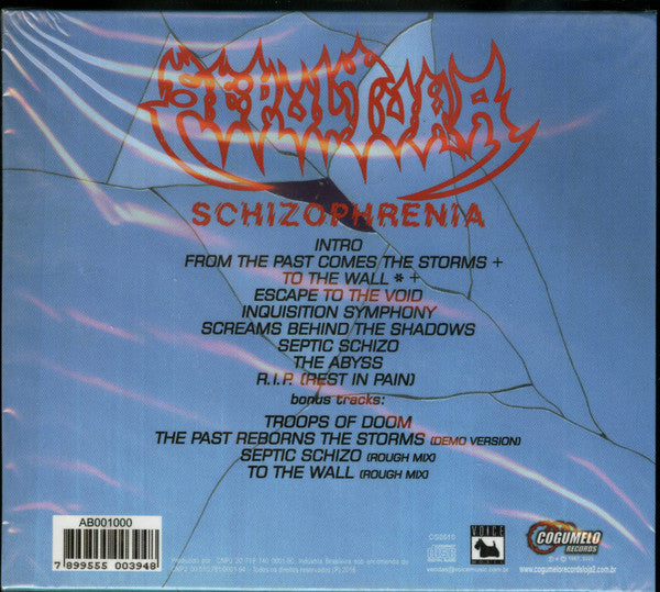 Sepultura - Schizophrenia - CD