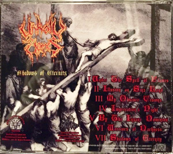 Unholy Flames - Shadows Of Eternity - CD
