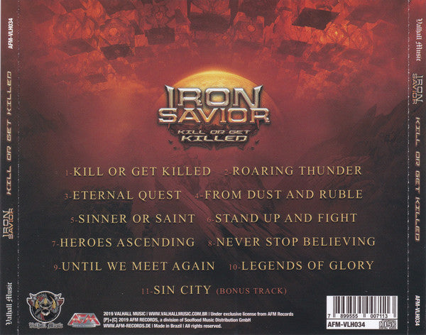 Iron Savior - Kill Or Get Killed - CD