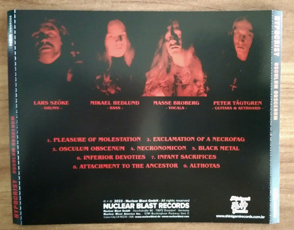 Hypocrisy - Osculum Obscenum - CD