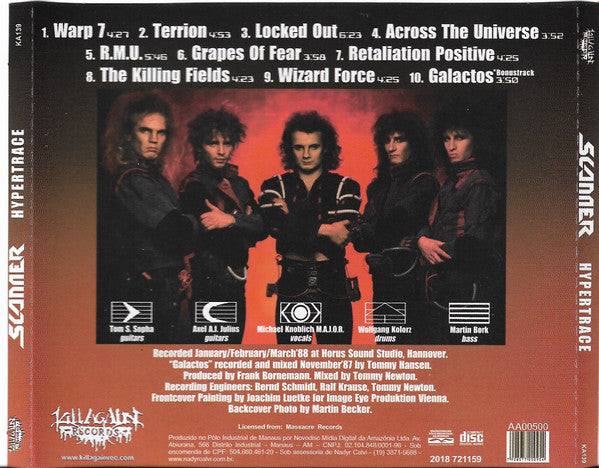 Scanner - Hypertrace - CD