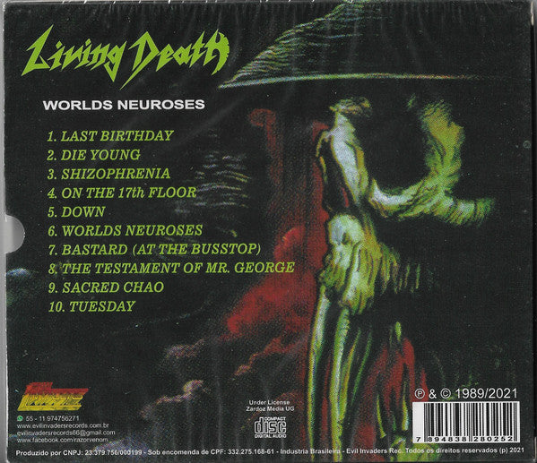 Living Death - Worlds Neuroses - CD