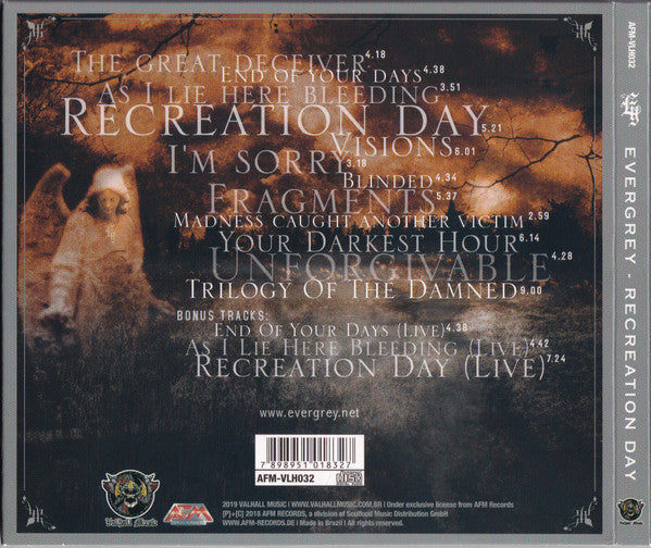 Evergrey - Recreation Day - CD