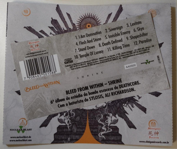 Bleed From Within - Shrine - CD