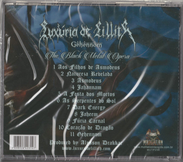 Luxúria De Lillith - Gehennom - CD