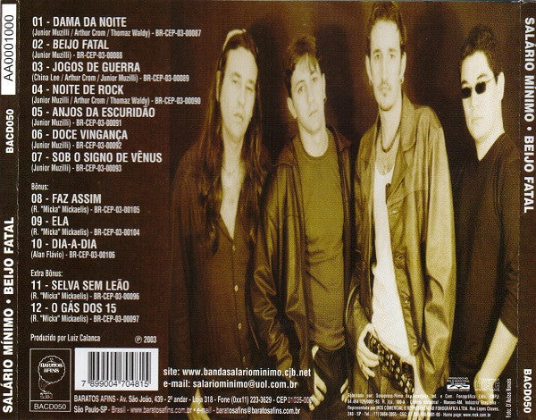 Salário Mínimo - Beijo Fatal - CD
