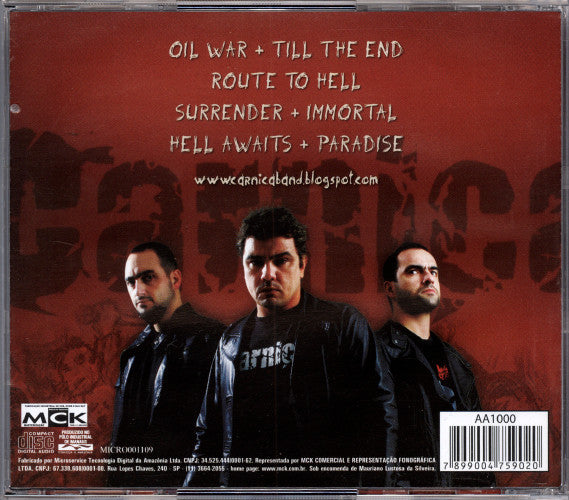 Carniça - Temple's Fall... Time To Reborn - CD