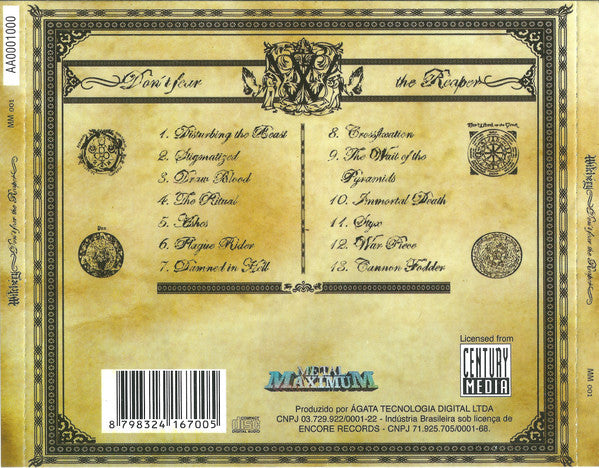 Witchery - Don't Fear The Reaper - CD