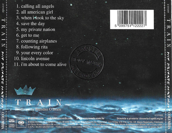 Train - My Private Nation - CD