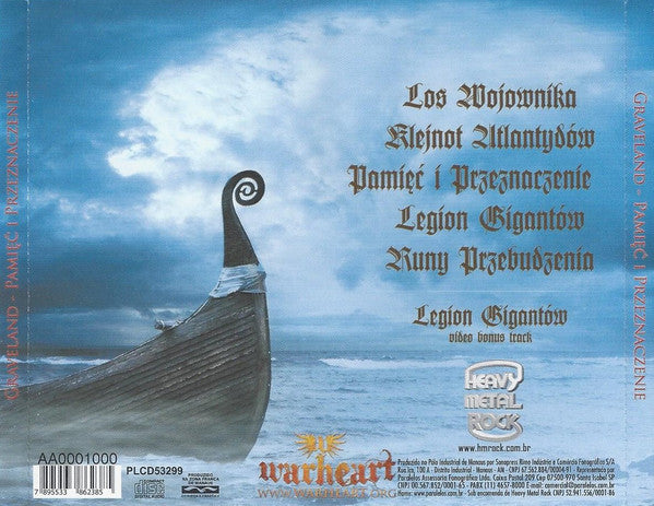 Graveland - Pamięć I Przeznaczenie - CD