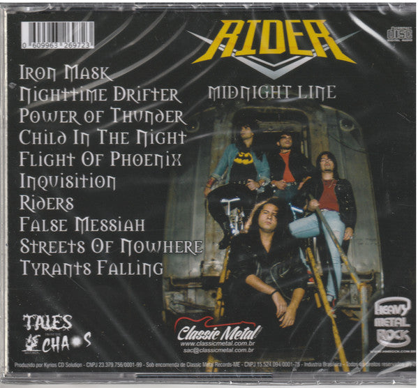 Rider - Midnight Line - CD
