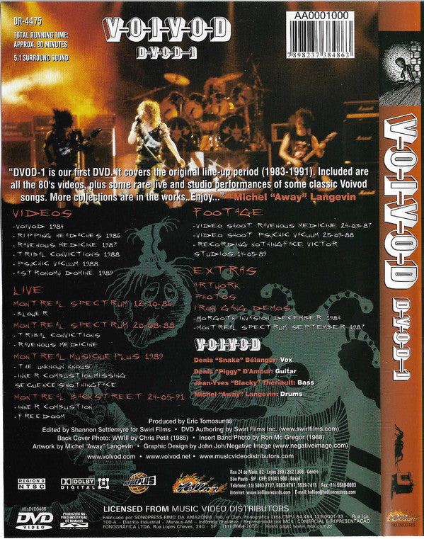 Voïvod - DVOD-1 - DVD