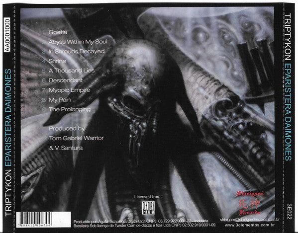 Triptykon - Eparistera Daimones - CD
