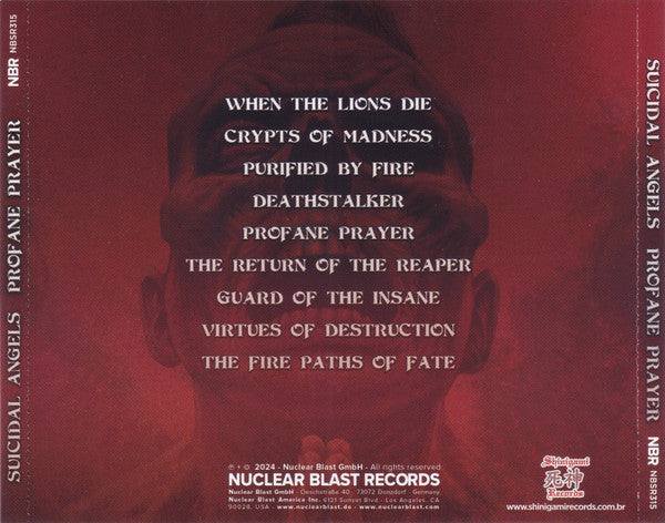 Suicidal Angels - Profane Prayer - CD