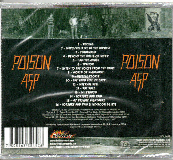 Poison Asp - Beyond The Walls Of Sleep (The Complete Work) - CD