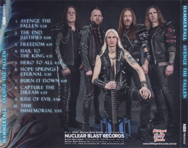 HammerFall - Avenge The Fallen - CD