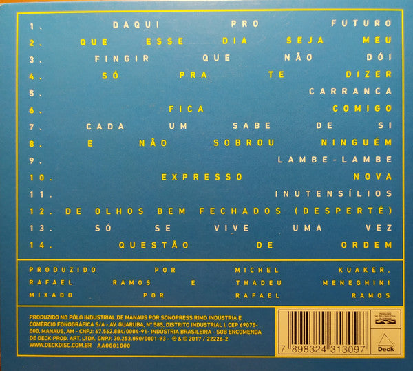 Vespas Mandarinas - Daqui Pro Futuro - CD