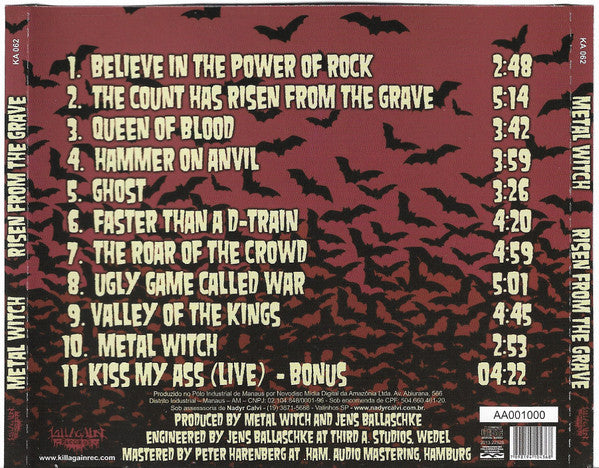 Metal Witch - Risen From The Grave - CD
