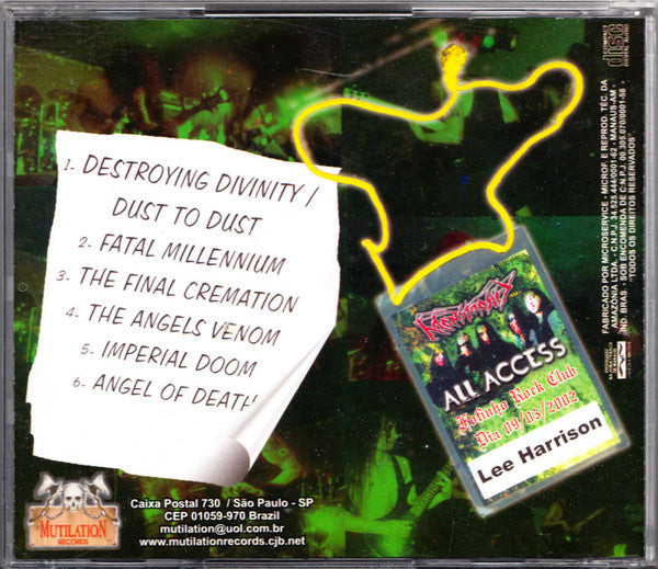 Monstrosity - Live Extreme Brazilian Tour 2002 - CD