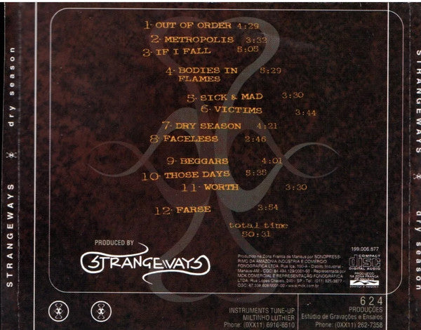 Strangeways - Dry Season - CD
