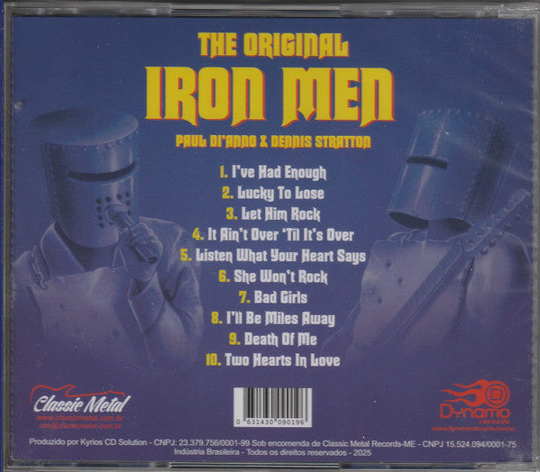 Paul Dianno* & Dennis Stratton - The Original Iron Men - CD