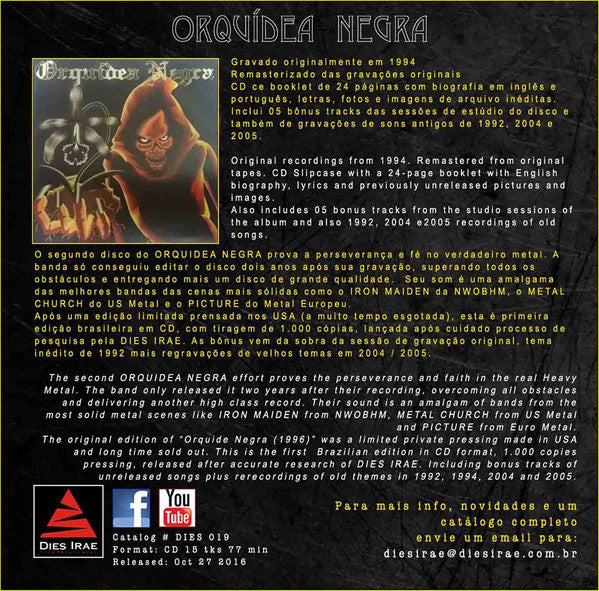 Orquídea Negra - Orquídea Negra - CD