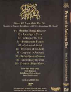 Corpse Grinder - Prepared To Autopsy Live - DVD
