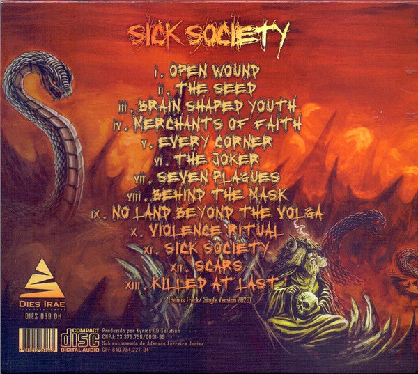 Forkill - Sick Society - CD