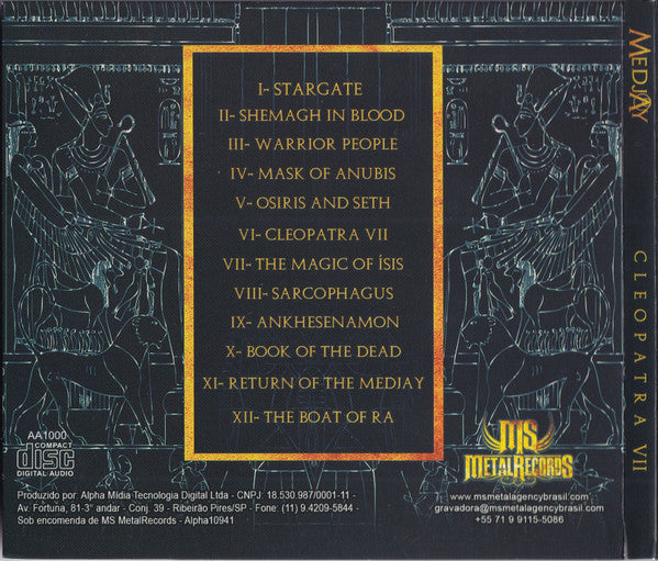Medjay - Cleopatra VII - CD