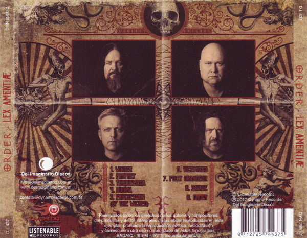 Order - Lex Amentiae - CD