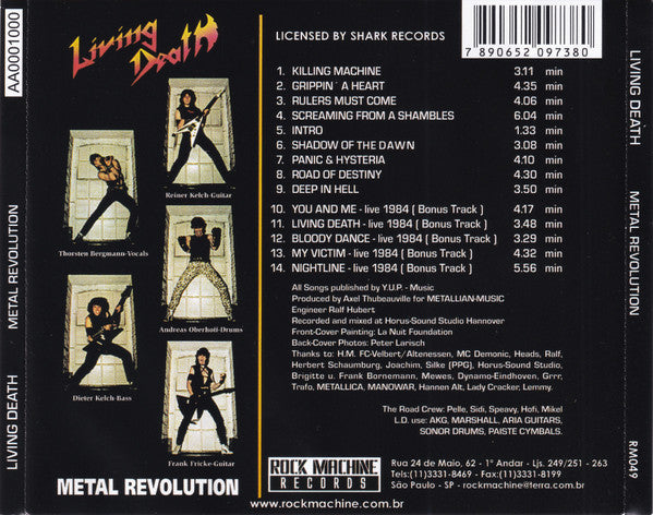Living Death - Metal Revolution - CD