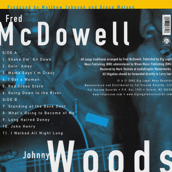Mississippi Fred McDowell & Johnny Woods - Mama Says I'm Crazy - CD