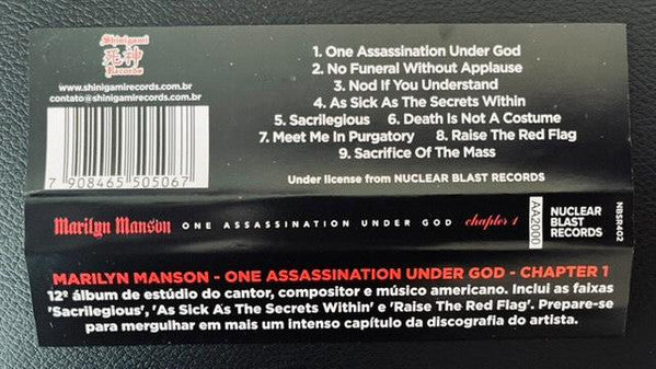 Marilyn Manson - One Assassination Under God (Chapter 1) - CD