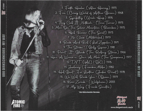 Udo Dirkschneider - My Way - CD